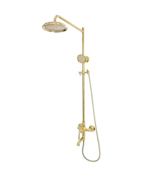 Душевая система с тропическим душем Vivi-Felice 0560 золото глянец 2