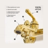 Смеситель для ванны с душем  Vivi-Felice 0540 золото глянцевое 7