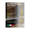 Душевая система с тропическим душем Vivi Felice 1060 глянцевое золото 7