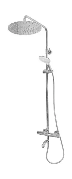 Душевая система с тропическим душем и термостатом Vivi-Felice 1260 хром