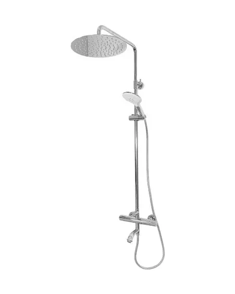 Душевая система с тропическим душем и термостатом Vivi-Felice 1260 хром 2