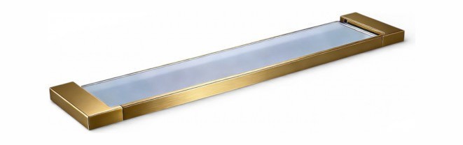 Стеклянная полка Vivi-Felice D 1020 матовое золото