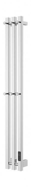 Полотенцесушитель электрический тройной квадратный 120/12 Vivi-Felice RIC 120Q-3 хром