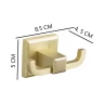Крючок двойной Vivi Felice FL 1002 матовое золото 2
