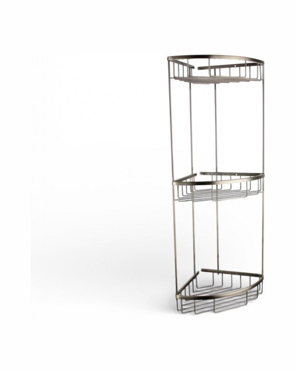 Полка корзина угловая Vivi-Felice F 03 бронза 1